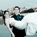 bride-groom-smile-by-the-lake