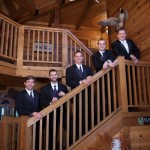 james-emily-reception-groomsmen-stairs